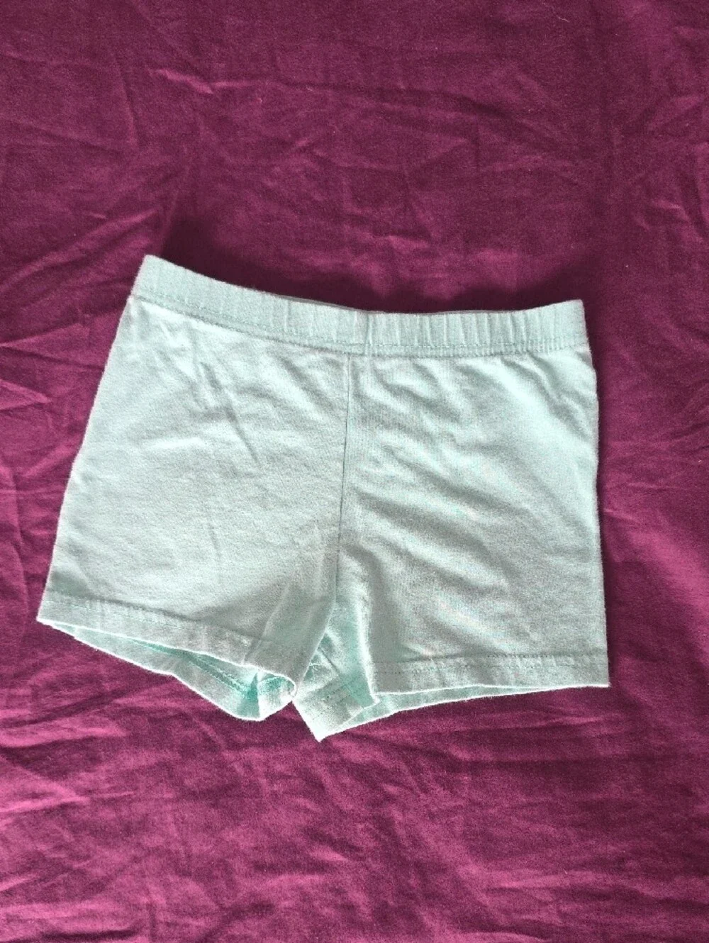 Carter's Girls 4-Pack Cotton Stretch Shorts — Pink, Mint, Lavender, Gray